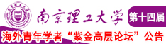 男生扒开女生的阴道把鸡鸡插入南京理工大学第十四届海外青年学者紫金论坛诚邀海内外英才！